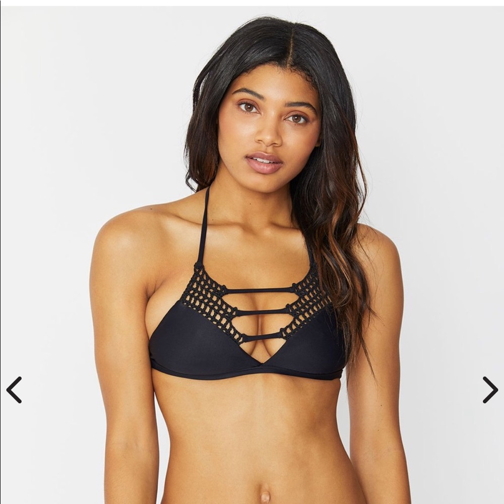 Frankie Bikini TOP Sienna Black Top SZ M